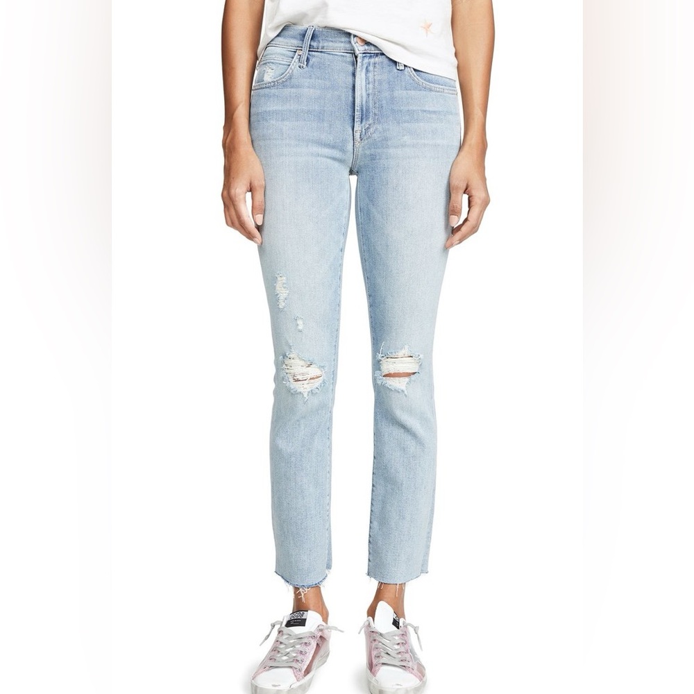 MOTHER Denim Rascal Ankle Snippet Jeans Super Blast from the Past size 24